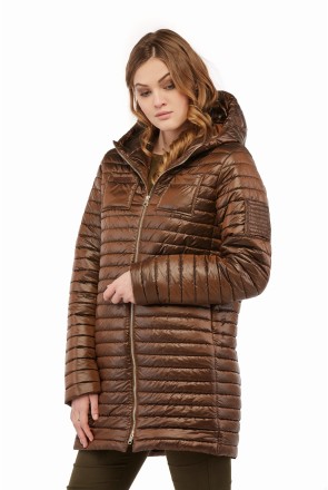 Demi-season Jacket Mila Nova KV-6 chocolate