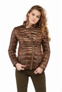 Demi-season Jacket Mila Nova KV-17 chocolate