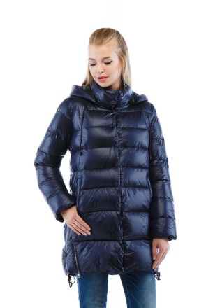 Winter down Jacket Mila Nova K-33 blue