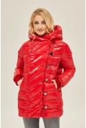 Winter Jacket Mila Nova K-136 red