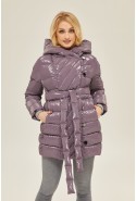 Winter Jacket Mila Nova K-136 lilac