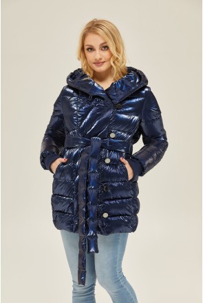 Winter Jacket Mila Nova K-136 blue