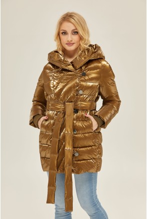 Winter Jacket Mila Nova K-136 gold