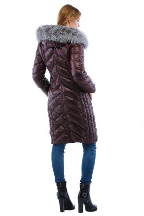 Winter Jacket Mila Nova K-34 bordeaux