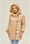 Winter Jacket Mila Nova K-136 beige