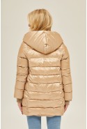 Winter Jacket Mila Nova K-136 beige