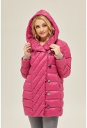 Winter Jacket Mila Nova K-136 raspberry