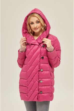 Winter Jacket Mila Nova K-136 raspberry