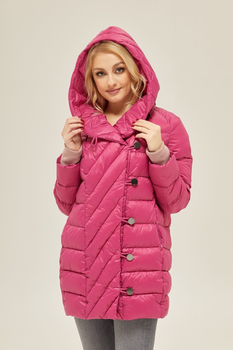 Winter Jacket Mila Nova K-136 raspberry