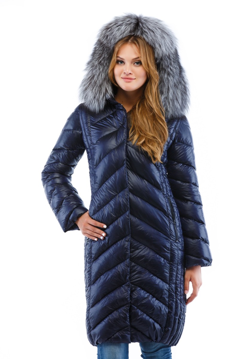 Winter Jacket Mila Nova K-34 blue