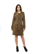 Demi-season Coat Mila Nova PV-13 khaki