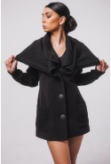 Demi-season Coat Mila Nova A-25 black