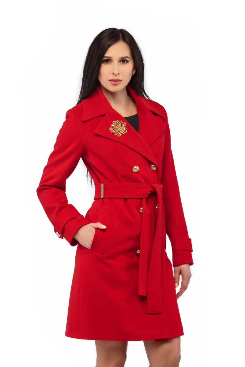 Demi-season Coat Mila Nova PV-13 red