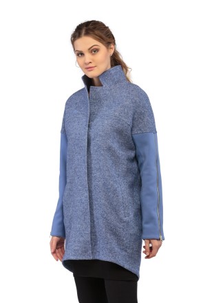 Demi-season Coat Mila Nova PV-26 blue