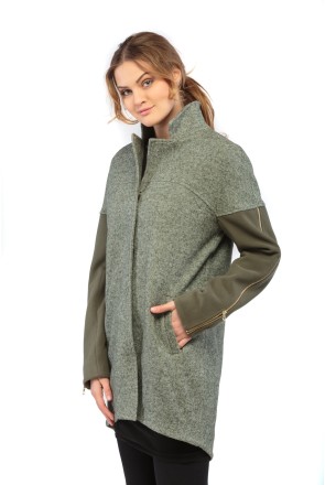 Demi-season Coat Mila Nova PV-26 green