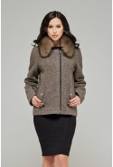 Demi-season Coat Mila Nova PV-48 cappuccino