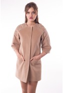 Demi-season Coat Mila Nova C-33 beige