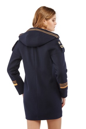 Demi-season Coat Mila Nova PV-29 blue