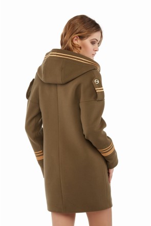 Demi-season Coat Mila Nova PV-29 khaki