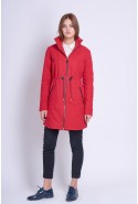 Demi-season Parka Mila Nova C-43dr red