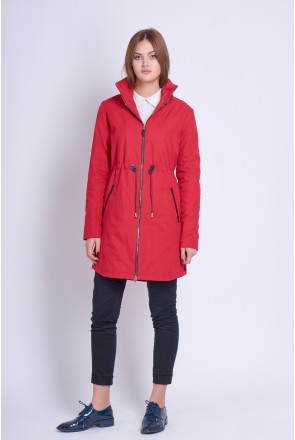 Demi-season Parka Mila Nova C-43dr red