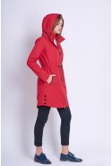 Demi-season Parka Mila Nova C-43dr red