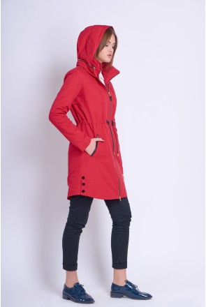 Demi-season Parka Mila Nova C-43dr red