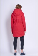 Demi-season Parka Mila Nova C-43dr red