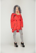 Winter Parka Mila Nova K-7 red