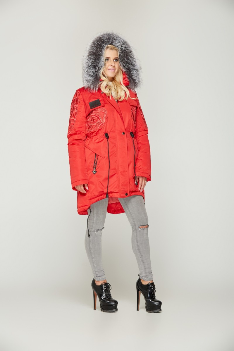 Winter Parka Mila Nova K-7 red