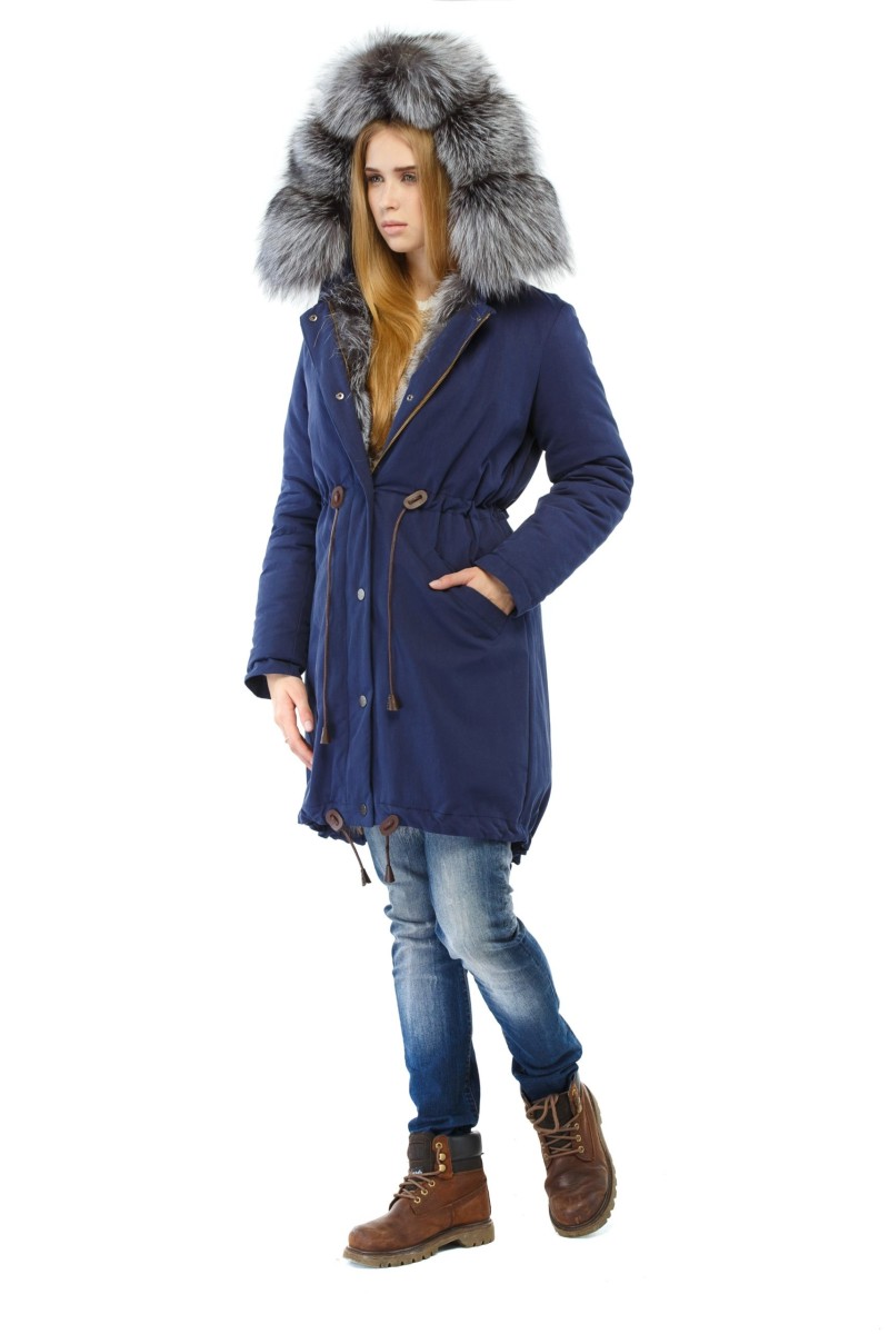 Winter Parka Mila Nova P-19 blue