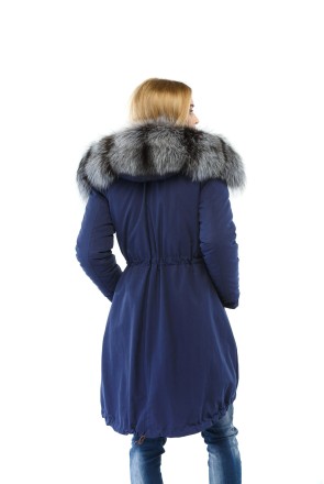 Winter Parka Mila Nova P-19 blue