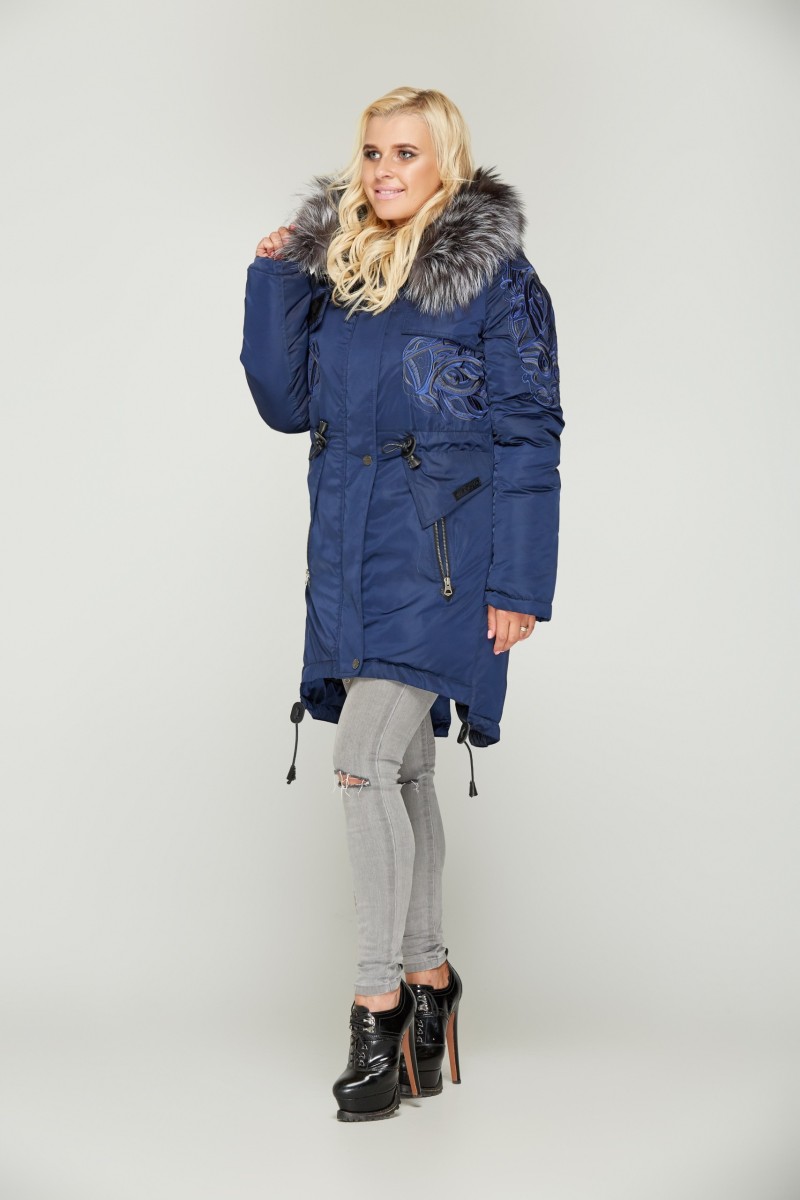 Winter Parka Mila Nova K-7 blue