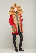 Winter Parka Mila Nova P-41ex red