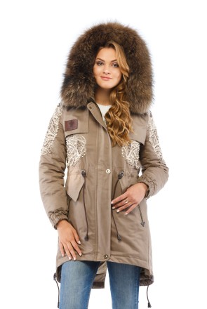 Parka Mila Nova Winter P-7 cappuccino 