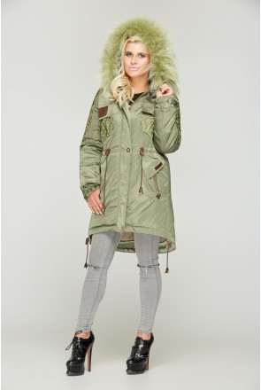 Winter Parka Mila Nova K-7 oliva