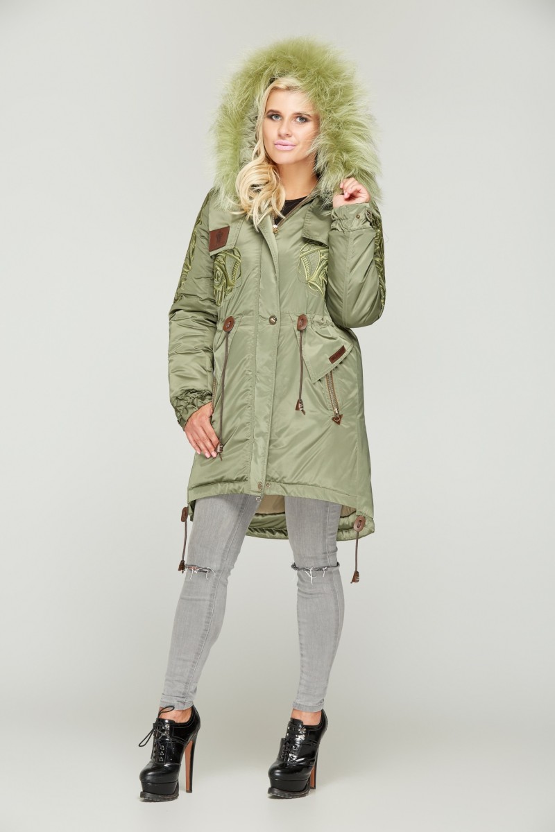 Winter Parka Mila Nova K-7 oliva