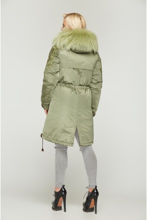 Winter Parka Mila Nova K-7 oliva