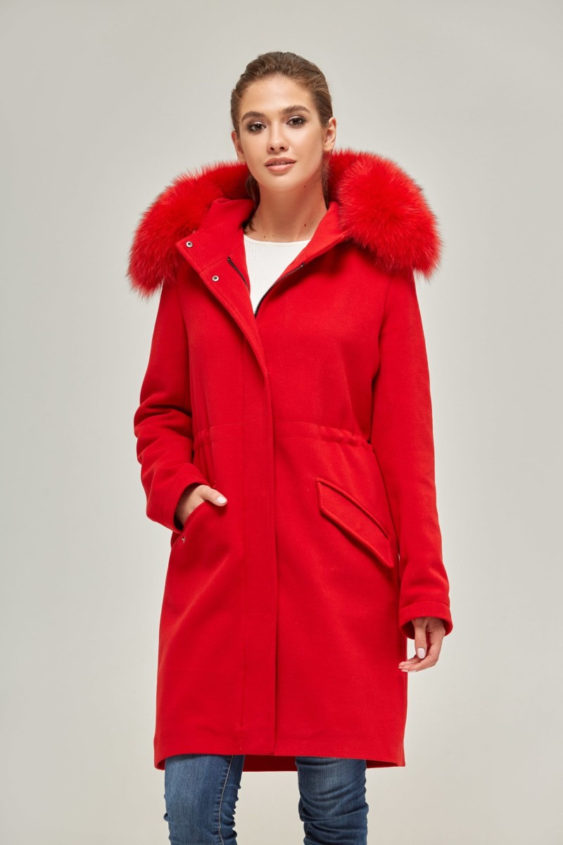 Winter Parka Mila Nova P-58 red