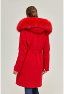 Winter Parka Mila Nova P-58 red