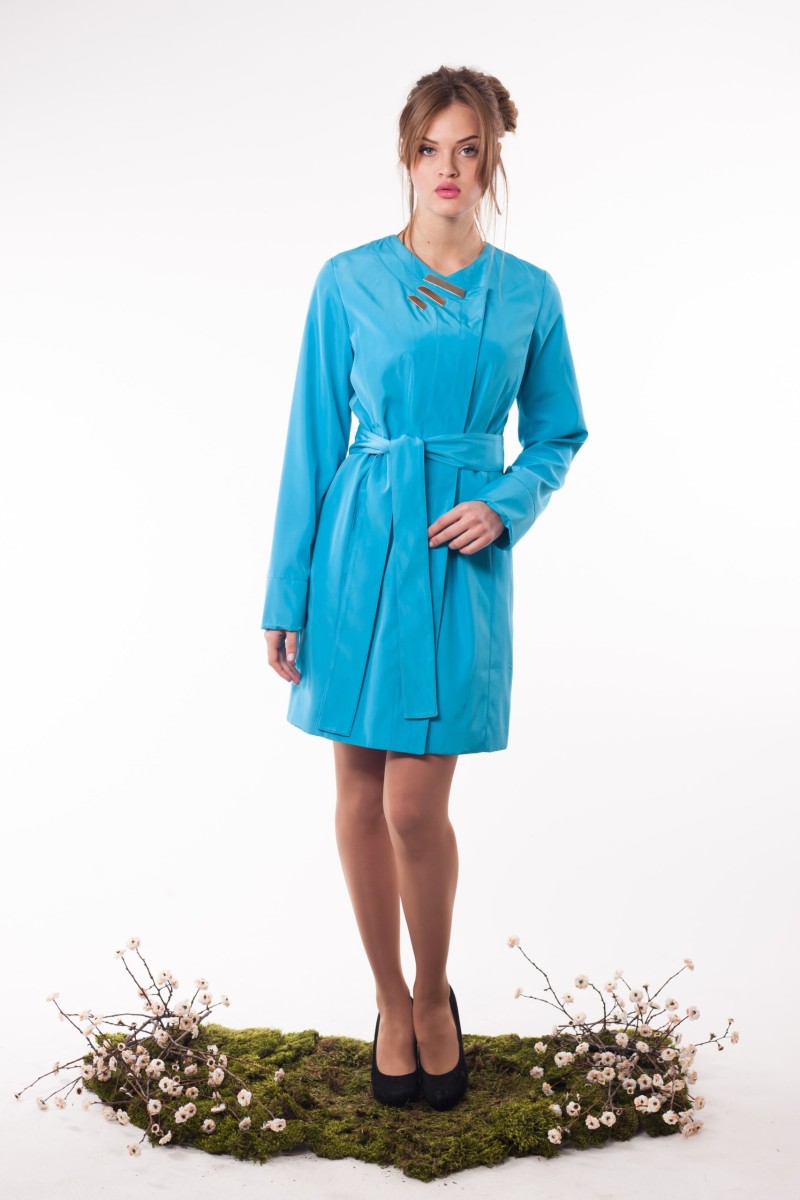 Demi-season Raincoat Mila Nova A-3 blue