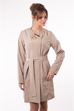 Demi-season Raincoat Mila Nova A-3 sand