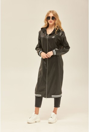 Demi-season Raincoat Mila Nova PV-179 black