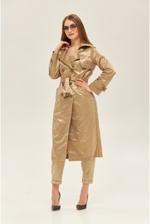 Demi-season Raincoat Mila Nova Q-75 beige