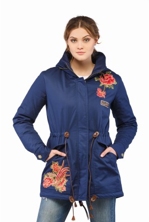 Demi-season Parka Mila Nova P-1b blue