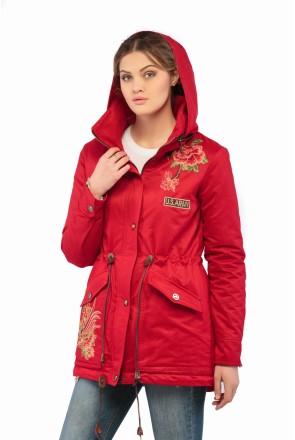 Demi-season Parka Mila Nova P-1b red