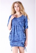 Summer Dress Mila Nova F-12 blue