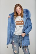 Winter Parka Mila Nova P-17ex denim