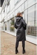 Sheepskin Coat Mila Nova D-158 black