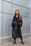 Winter Sheepskin Coat Mila Nova D-170 black